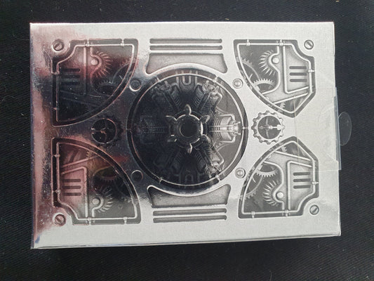 Steam Punk Silver Bicycle Playing Cards