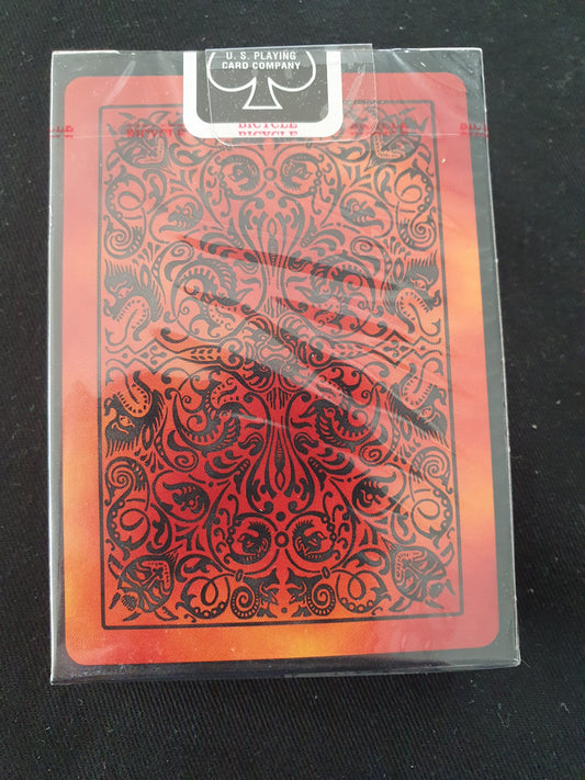 Fire Bicycle Playing Cards