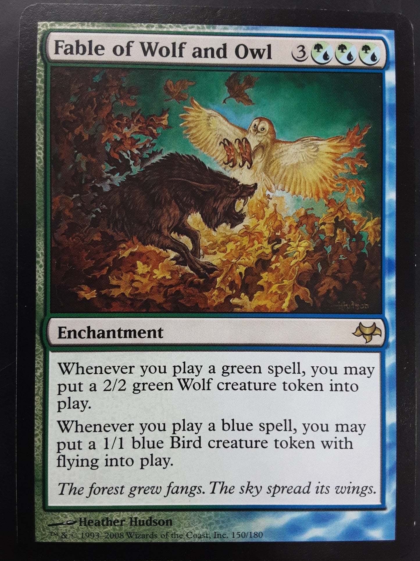 Fable of Wolf and Owl