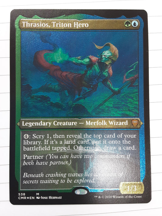 Thrasios, Triton Hero (Foil Etched, CMR)