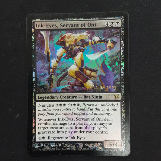Ink-Eyes, Servant of Oni (damaged date stamped foil BOK)
