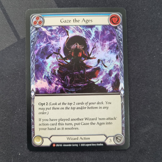 Gaze the Ages - 1st Edition Foil