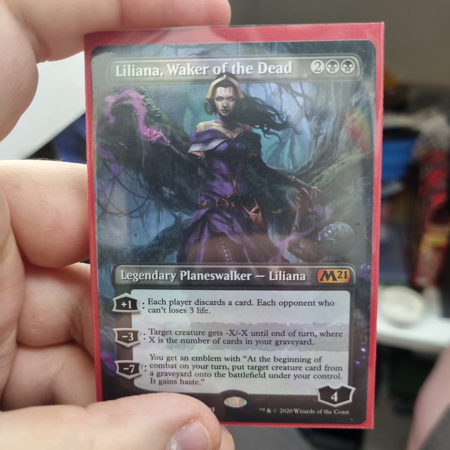 Liliana, Waker of the Dead (Alt Art Borderless Foil)