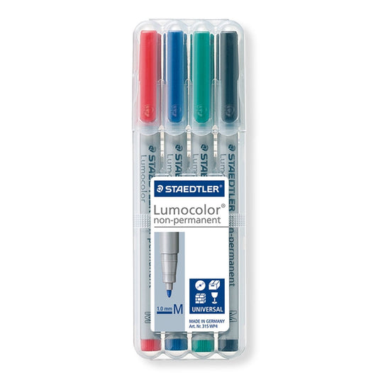 Lumocolor Non-Permanent Markers - 4 Pack