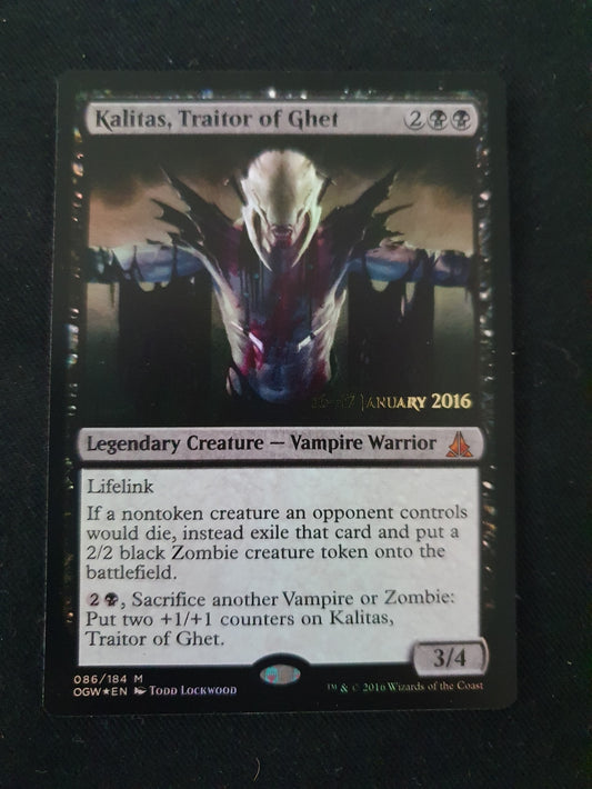 Kalitas, Traitor of Ghet (OGW Prerelease Promo)