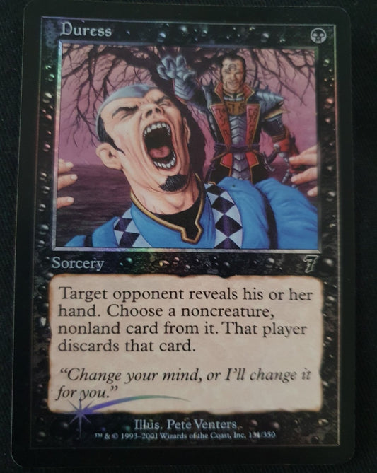 Duress (7th Ed FOIL)(Sun Damage)