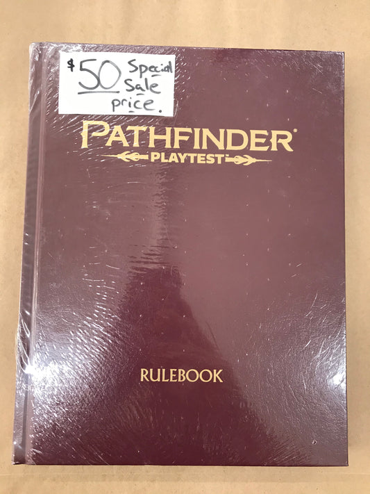 Pathfinder Playtest Rulebook Special Edition Hardback