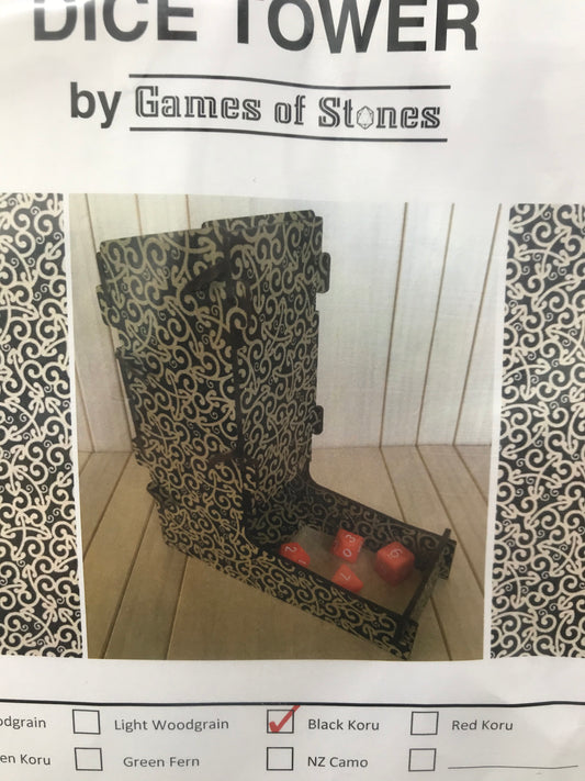 Game of Stones Dice Tower