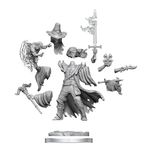 D&D Frameworks Miniatures: Human Warlock, Male