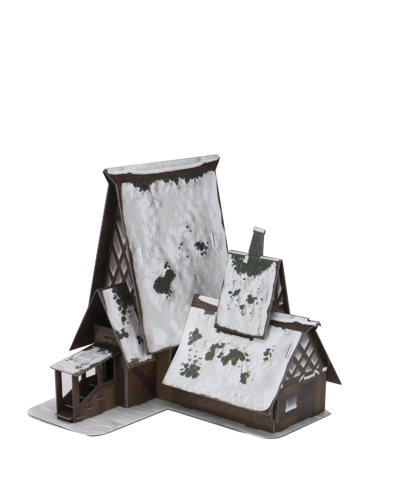 Icons of the Realms: Icewind Dale - The Lodge Papercraft Set