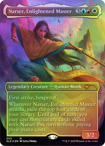 Narset, Enlightened Master (secret lair, foil borderless)
