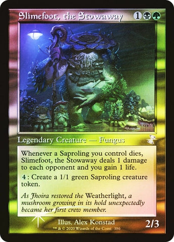 Slimefoot, the Stowaway (foil, retro, TSR)