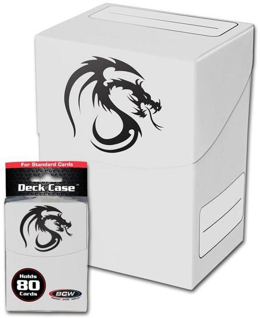 BCW 80-Card Deck Case - White