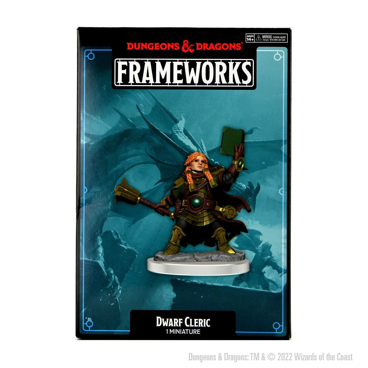 D&D Frameworks Miniatures: Dwarf Cleric, Female