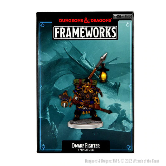D&D Frameworks Miniatures: Dwarf Fighter, Male