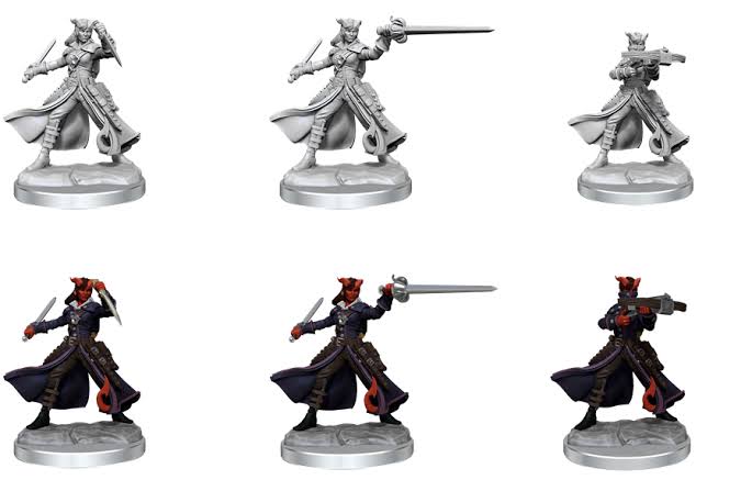 D&D Frameworks Miniatures: Tiefling Rogue, Female