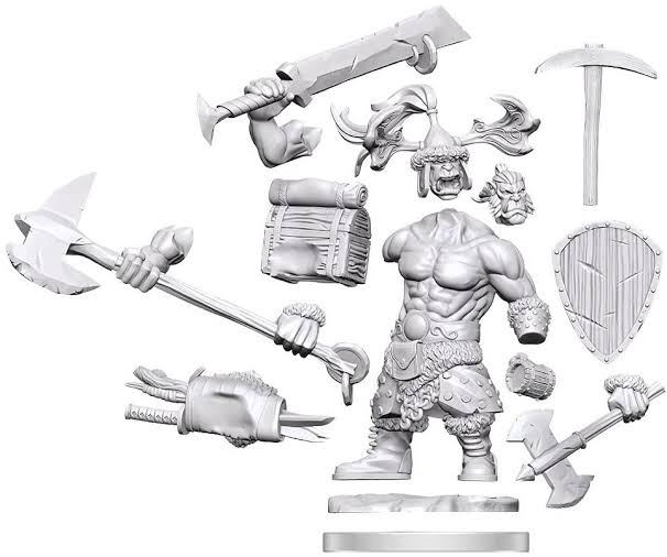 D&D Frameworks Miniatures: Orc Barbarian