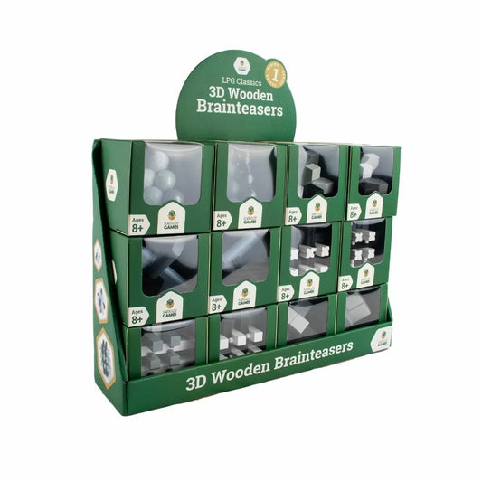 LPG Classics - 3D Wooden Brainteasers
