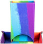 MDG Velvet Fold Up Dice Tower - Watercolour Rainbow