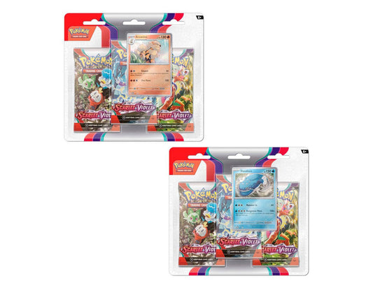 Pokemon TCG Scarlet and Violet Three Booster Blister