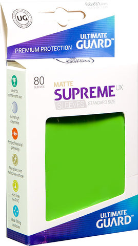 Ultimate Guard Matte Supreme Sleeves - Light Green